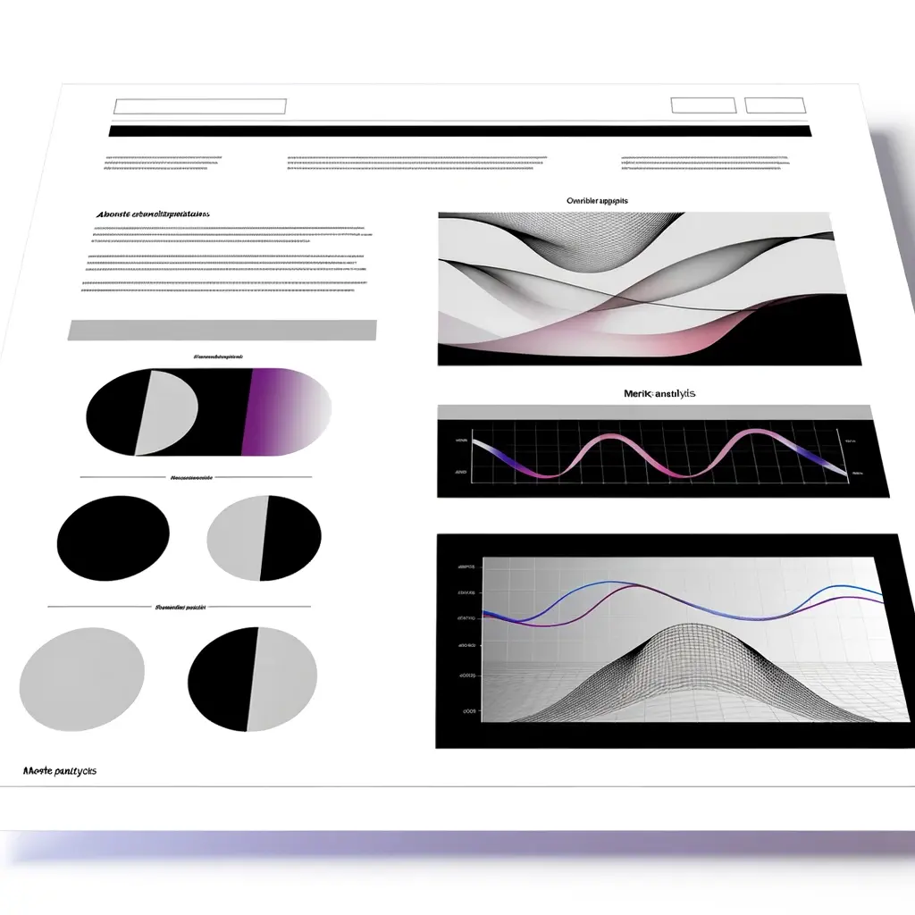 DALL·E 2024-06-10 16.36.01 - Design a web page mockup in perspective with a completely white background. The layout should be sophisticated and modern, featuring abstract diagrams